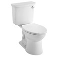 American Standard VorMax Two-Piece 1.0 gpf/3.8 Lpf Chair Height Right-Hand Trip Lever Elongated Toilet Less Seat - AMS-238AA115