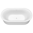 American Standard Studio S 68 x 34-Inch Freestanding Bathtub Center Drain With Integrated Overflow - AMS-2549004