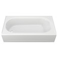 American Standard Princeton Americast 60 x 30-Inch Integral Apron Bathtub With Left-Hand Outlet - AMS-2390202