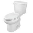 American Standard Colony3 Two-Piece 1.6 gpf/6.0 Lpf Standard Height Elongated Toilet Less Seat - AMS-250CA004