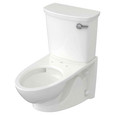 American Standard Glenwall VorMax Two-Piece 1.28 gpf/4.8 Lpf Right-Hand Trip Lever Back Outlet Elongated Wall-Hung EverClean Toilet - AMS-2882108