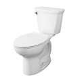 American Standard Cadet PRO Two-Piece 1.28 gpf/4.8 Lpf Compact Chair Height Elongated 14-Inch Rough Toilet Less Seat - AMS-215FC104