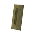 Deltana Deltana FP40 Flush Pull, Rectangular, Heavy-Duty, 4" x 1-7/8" x 7/16", Solid Brass DEL-FP40