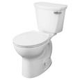 American Standard Cadet PRO Two-Piece 1.28 gpf/4.8 Lpf Chair Height Round Front Right-Hand Trip Lever Toilet Less Seat - AMS-215BA105