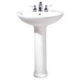 American Standard Cadet 4-Inch Centerset Pedestal Sink Top and Leg Combination - AMS-236411