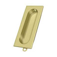 Deltana Deltana FP222 Flush Pull, Rectangle, 3-1/8" x 1-3/8" x 1/2" DEL-FP222
