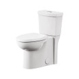 American Standard Studio Skirted Two-Piece Dual Flush 1.6 gpf/6.0 Lpf and 1.1 gpf/4.2 Lpf Chair Height Elongated Toilet With Seat - AMS-2794204