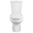 American Standard H2Option Two-Piece Dual Flush 1.28 gpf/4.8 Lpf and 0.92 gpf/3.5 Lpf Standard Height Elongated Toilet Less Seat - AMS-2887218