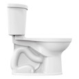 American Standard Champion PRO Two-Piece 1.28 gpf/4.8 Lpf Chair Height Elongated Right-Hand Trip Lever Toilet Less Seat - AMS-211AA105