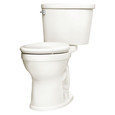 American Standard Champion PRO Two-Piece 1.6 gpf/6.0 Lpf Chair Height Round Front Toilet Less Seat - AMS-211BA004