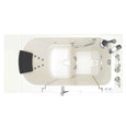 American Standard Gelcoat Premium Series 30 x 52 -Inch Walk-in Tub With Whirlpool System - Right-Hand Drain With Faucet - AMS-3052OD.109.WR