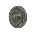 Deltana Deltana BBRR213 Bell Button, Round with Rope DEL-BBRR213