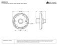 Deltana Deltana BBRR213 Bell Button, Round with Rope DEL-BBRR213