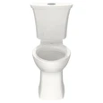 American Standard Edgemere Two-Piece Dual Flush 1.6 gpf/6.0 Lpf and 1.1 gpf/4.2 Lpf Chair-Height Elongated Toilet Less Seat - AMS-204AA200