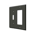 Deltana Deltana SWP4743 Switch Plate, Single Standard/Single Rocker, Solid Brass DEL-SWP4743