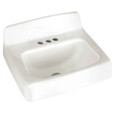 American Standard Regalyn Cast Iron Wall-Hung Sink With 4-Inch Centerset - AMS-4869004