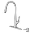 American Standard Copley Pull-Down Kitchen Faucet With Soap Dispenser - AMS-7032300