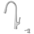 American Standard Copley Pull-Down Kitchen Faucet With Soap Dispenser - AMS-7032300