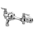 American Standard Wall-Mount Service Sink Faucet With 3-Inch Vacuum Breaker Spout and Offset Shanks - AMS-8351076