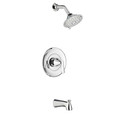 American Standard Chatfield 2.0 GPM Tub and Shower Trim Kit With 3-Function Showerhead, Ceramic Disc Valve Cartridge With Lever Handle - AMS-7413502