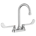 American Standard Monterrey 4-Inch Centerset Gooseneck Faucet With 6-inch Wrist Blade Handles 1.5 gpm/5.7 Lpm - AMS-7500160