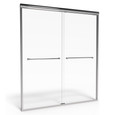 American Standard Euro 48 x 70-Inch Height Semi-Frameless Sliding Shower Door with Clear Glass - AMS-AM00370400