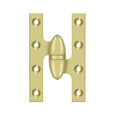 Deltana OK5032B Olive Knuckle 5" x 3-1/4" Hinge, Solid Brass (Each)