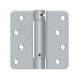 Deltana Deltana DSH4R4 Single Action Spring Hinge (Pair), 4" x 4" x 1/4" Radius Corner, Steel, UL Listed DEL-DSH4R4