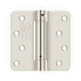 Deltana Deltana DSH4R4 Single Action Spring Hinge (Pair), 4" x 4" x 1/4" Radius Corner, Steel, UL Listed DEL-DSH4R4