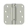 Deltana Deltana DSH4R5 Single Action Spring Hinge (Pair), 4" x 4" x 5/8" Radius Corner, Steel, UL Listed DEL-DSH4R5