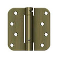 Deltana Deltana DSH4R5 Single Action Spring Hinge (Pair), 4" x 4" x 5/8" Radius Corner, Steel, UL Listed DEL-DSH4R5