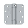 Deltana Deltana DSH4R5 Single Action Spring Hinge (Pair), 4" x 4" x 5/8" Radius Corner, Steel, UL Listed DEL-DSH4R5