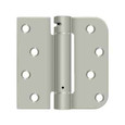 Deltana Deltana DSH4SR5 Single Action Spring Hinge (Pair), 4" x 4" x 5/8" Radius x Square, Steel, UL Listed DEL-DSH4SR5