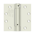 Deltana DSH45 Single Action Spring Hinge (Pair), 4-1/2" x 4-1/2" x 5/8" Square Corner, Steel, UL Listed