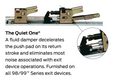 Von Duprin 99 Series Grooved Case Rim Exit Device - 3-Foot Von Duprin 99 Series Grooved Case Rim Exit Device - 3-Foot