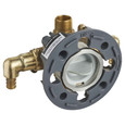 American Standard Flash Shower Rough-In Valve With PEX Inlet Elbows/Universal Outlets for Crimp Ring System - AMS-RU107E