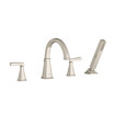 American Standard Edgemere Bathtub Faucet With Lever Handles and Personal Shower for Flash Rough-In Valve - AMS-T018901