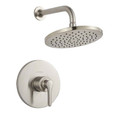 American Standard Studio S 1.8 gpm/6.8 L/min Shower Trim Kit With Rain Showerhead, Double Ceramic Pressure Balance Cartridge With Lever Handle - AMS-TU105507