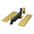 Deltana Deltana DASH95 Spring Hinge, Double Action with Solid Brass Cover Plates DEL-DASH95