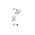 American Standard Aspirations 1.8 gpm/6.8 L/min Tub and Shower Trim Kit With Water-Saving Showerhead and Double Ceramic Pressure Balance Cartridge With Lever Handle - AMS-TU061508