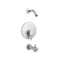 American Standard Serin Tub and Shower Trim Kit, Double Ceramic Pressure Balance Cartridge With Lever Handle - AMS-TU064502WDXH