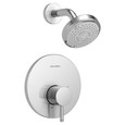 American Standard Serin 1.75 gpm/6.6 L/min Tub and Shower Trim Kit With Water-Saving 3-Function Shower Head, Double Ceramic Pressure Balance Cartridge With Lever Handle - AMS-TU064507