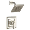 American Standard Town Square S 2.5 gpm/9.5 L/min Tub and Shower Trim Kit With Single Function Showerhead, Double Ceramic Pressure Balance Cartridge With Lever Handle - AMS-TU455502