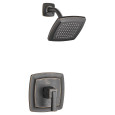 American Standard Townsend 2.5 gpm/9.5L/min Shower Trim Kit With Rain Showerhead, Double Ceramic Pressure Balance Cartridge With Lever Handle - AMS-TU353501
