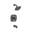 American Standard Edgemere 2.5 gpm/9.5 L/min Tub and Shower Trim Kit With Showerhead, Double Ceramic Pressure Balance Cartridge With Lever Handle - AMS-TU018502