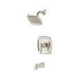 American Standard Edgemere 2.5 gpm/9.5 L/min Tub and Shower Trim Kit With Showerhead, Double Ceramic Pressure Balance Cartridge With Lever Handle - AMS-TU018502