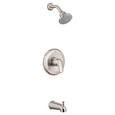 American Standard Colony PRO 1.75 gpm/6.6 L/min Tub and Shower Trim Kit With Water-Saving Showerhead, Double Ceramic Pressure Balance Cartridge With Lever Handle - AMS-TU075508