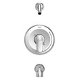 American Standard Colony PRO Tub and Shower Trim Kit Less Showerhead, Double Ceramic Pressure Balance Cartridge With Lever Handle - AMS-TU075508XH