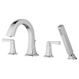 American Standard Townsend Bathtub Faucet With Lever Handles and Personal Shower for Flash Rough-In Valve - AMS-T353901
