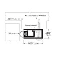 Zero International 570AA Self - Adjusting Perimeter Seal with Solid Neoprene